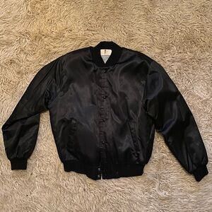 Men's Black Bomber Jacket